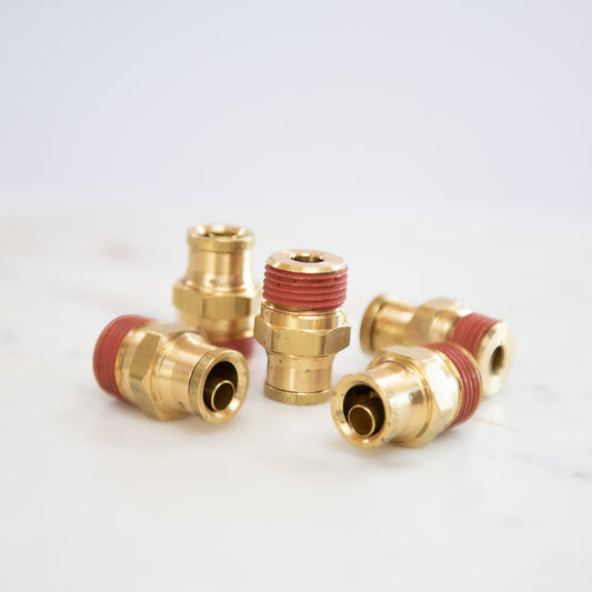 Alkon AQ68-DOT-6X6 Male Connector w/Thread Sealant