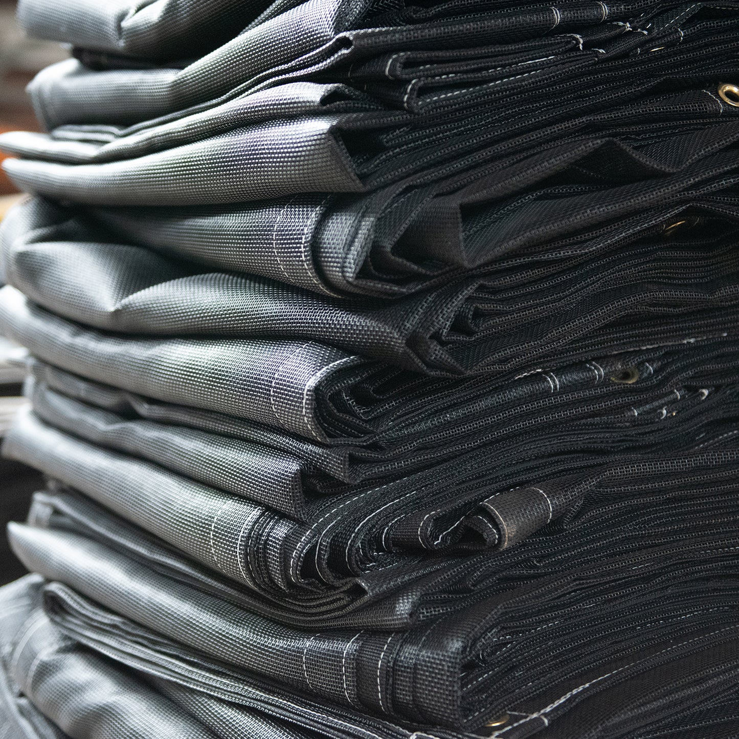 Black Mesh Tarp
